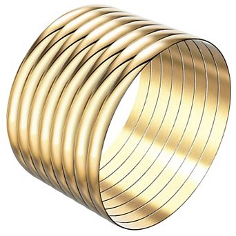 Round Steel Wrist Bangles