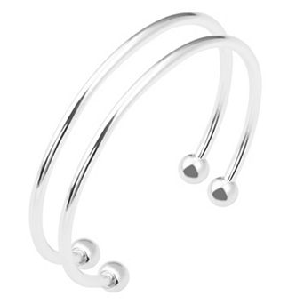 Adjustable Open Bangle Set