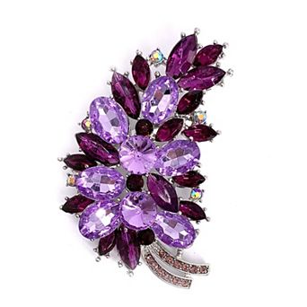 Vintage Leaf Bouquet Brooch
