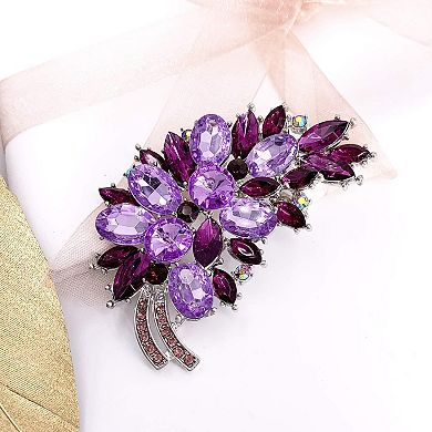 Vintage Leaf Bouquet Brooch