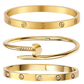 Trendy Cuff Bracelet Set