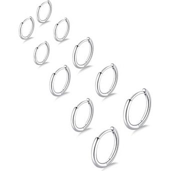Surgical Steel Hoop Earrings