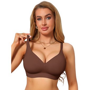 Seamless Bras for Women Soft Bralette No Underwire Push Up Comfort Everyday Tshirt Bra
