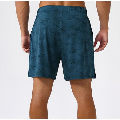 Men's Quick Dry Breathable Shorts Elastic Waist 2 Side Pockets