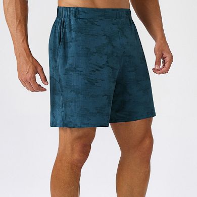 Men's Quick Dry Breathable Shorts Elastic Waist 2 Side Pockets