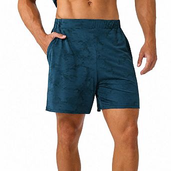 Men's Quick Dry Breathable Shorts Elastic Waist 2 Side Pockets