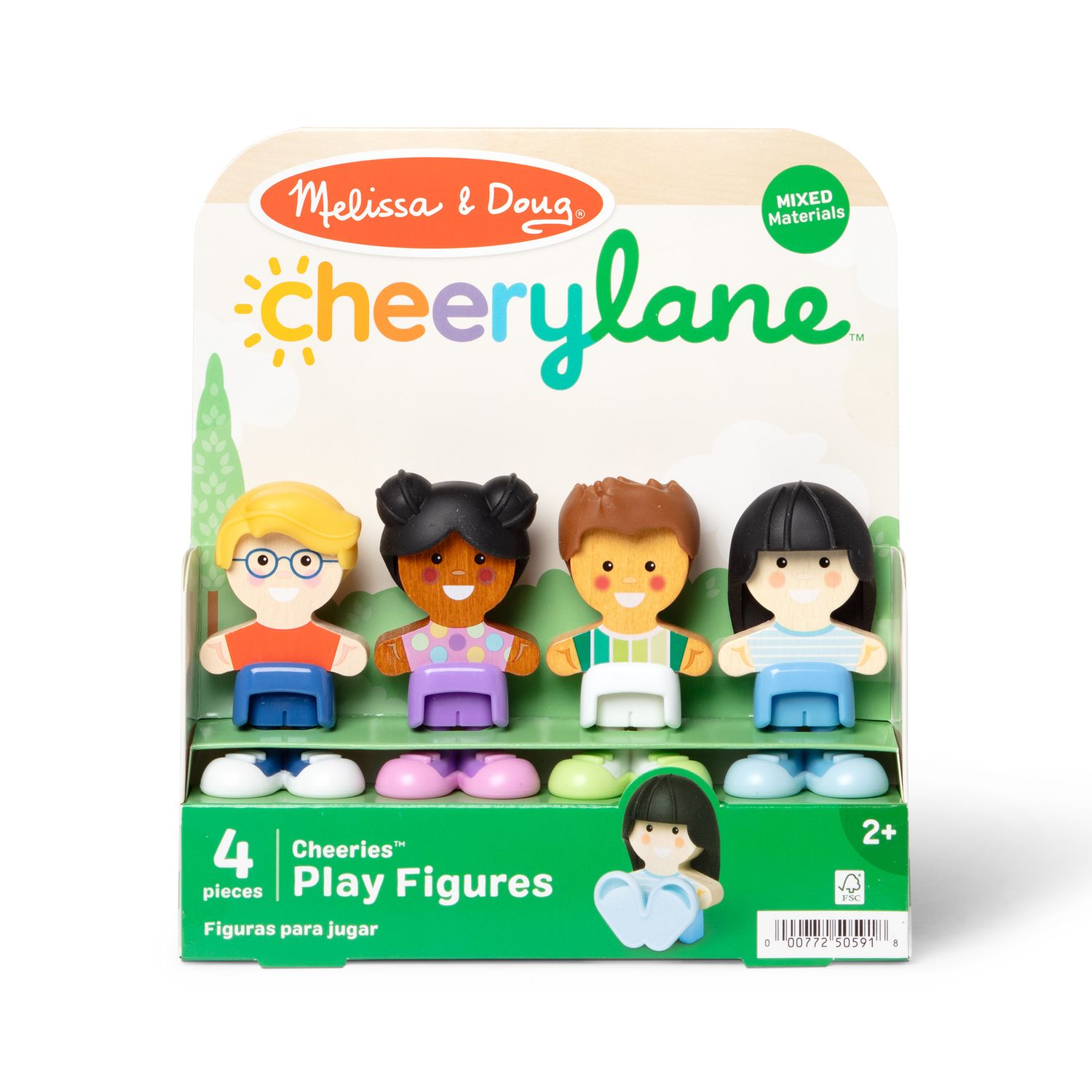 Детские фигурки Melissa & Doug Cheery Lane Cheeries 4 pc Play Figures Set — фото 1