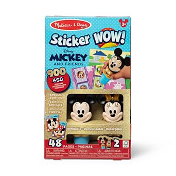 Melissa & Doug Disney's Mickey & Friends Sticker WOW! Activity Pad & Stamper Pack