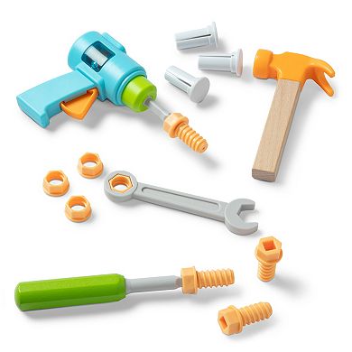 Melissa & Doug 56-Piece Build A House Toolbox Play Set
