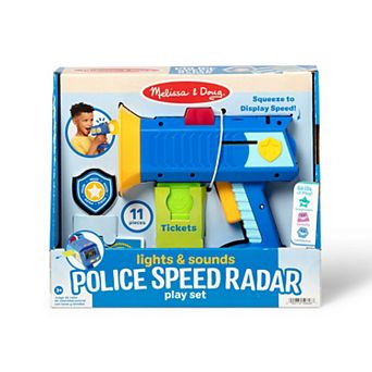 Melissa & Doug Lights & Sounds Police Speed Radar Play Set