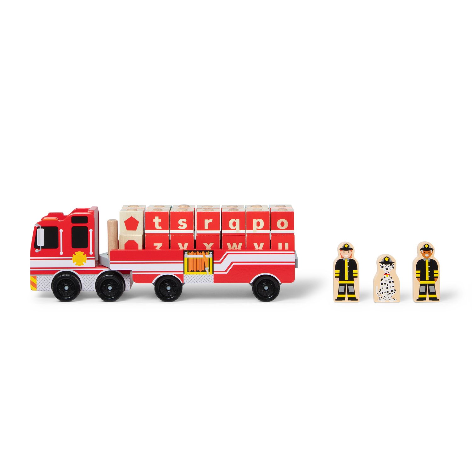 Детские игрушки Melissa & Doug Learning Blocks 32 pc Fire Engine Exclusive Toy Set — фото 1