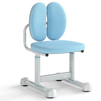 Costway Kids Desk Chair with Double Back Support Adjustable Height Upholstered Computer Chair