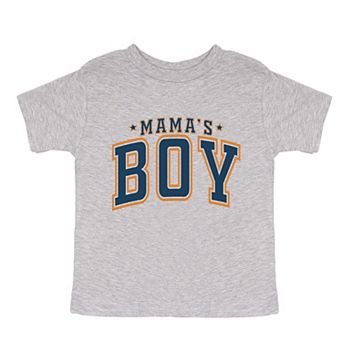 Mama's Boy Stars - Toddler Short Sleeve Graphic T-Shirt