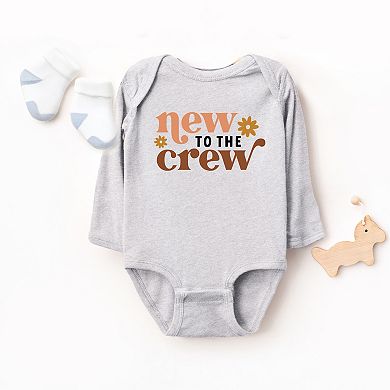 Boho New To The Crew - Infant Long Sleeve Bodysuit