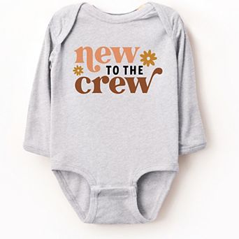 Boho New To The Crew - Infant Long Sleeve Bodysuit