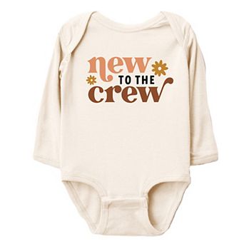 Boho New To The Crew - Infant Long Sleeve Bodysuit