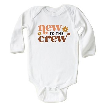 Boho New To The Crew - Infant Long Sleeve Bodysuit