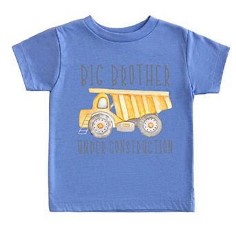 Big Brother Under Construction - Toddler Short Sleeve Graphic T-Shirt