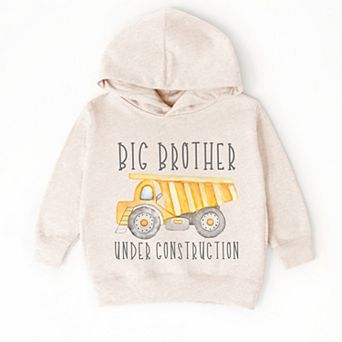 Big Brother Under Construction - Toddler Hoodie