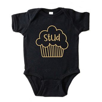 Stud Muffin Plain - Infant Short Sleeve Graphic Bodysuit