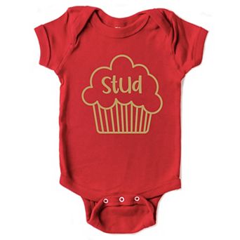 Stud Muffin Plain - Infant Short Sleeve Graphic Bodysuit