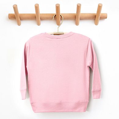 Watercolor Daisy Garden - Toddler Graphic Sweatshirt