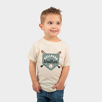 Ballpark Brother - Toddler Short Sleeve Graphic T-Shirt