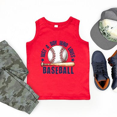 Just A Boy Who Loves Baseball - Youth Tank Top