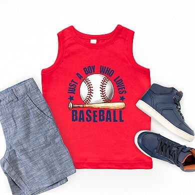Just A Boy Who Loves Baseball - Youth Tank Top