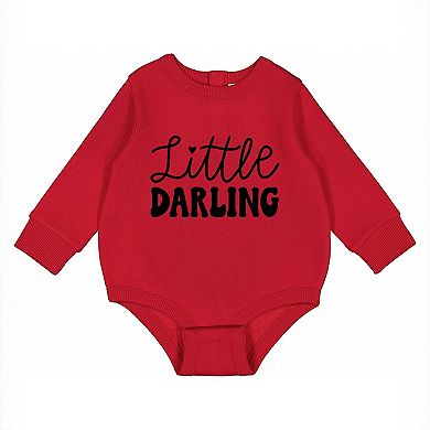 Little Darling Cursive - Infant Fleece BodySuit