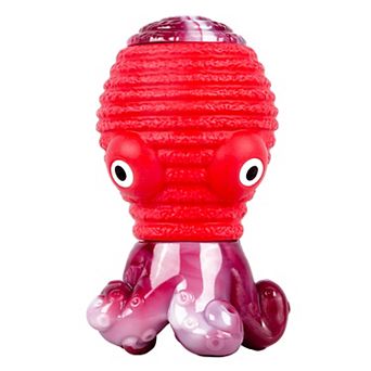 FrienHund Aggressive Chewers Bacon Flavor Nylon & Rubber Tough Chew Dog Toy, Red, 1 count