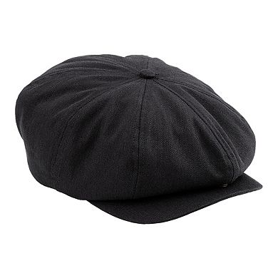 Beechfield Mens Classic Herringbone Newsboy Cap
