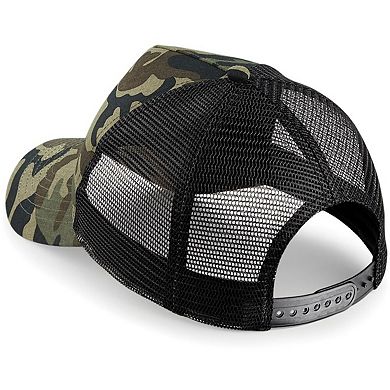 Beechfield Retro Camouflage Snapback Trucker Cap