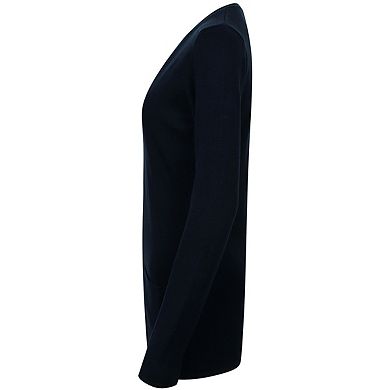 Henbury Ladies/Womens V-Neck Button Fine Knit Cardigan