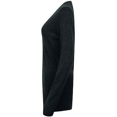Henbury Ladies/Womens V-Neck Button Fine Knit Cardigan