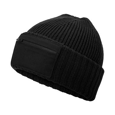 Beechfield Zip Patch Beanie