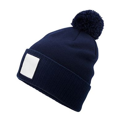 Beechfield Pom Pom Appliqué Patch Beanie