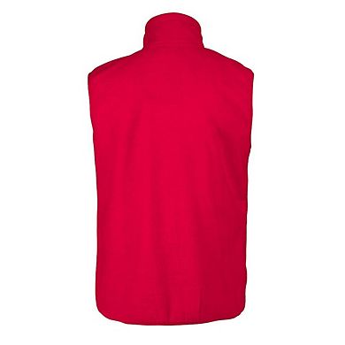 Printer RED Mens Sideflip Sleeveless Fleece Top