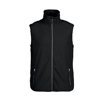 Printer RED Mens Sideflip Sleeveless Fleece Top