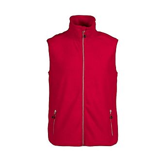 Printer RED Mens Sideflip Sleeveless Fleece Top