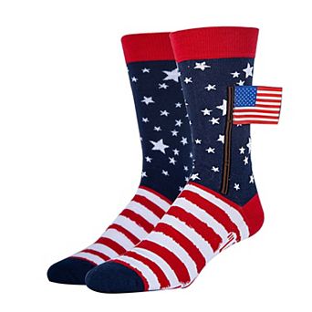 Men's Crew Socks-Liberty and Happiness