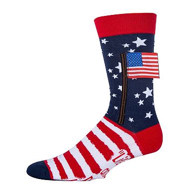 Men's Crew Socks-Liberty and Happiness