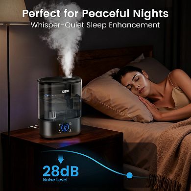 CloudRest Pro Top Fill Humidifiers, 5L Tank for Large Room