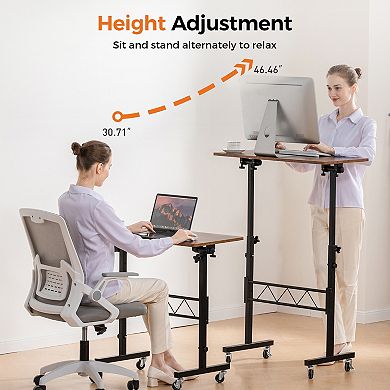 Standing Desk Adjustable Height & Tiltable Tabletop