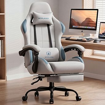Gaming Chair Fabric with Pocket Spring Cushion