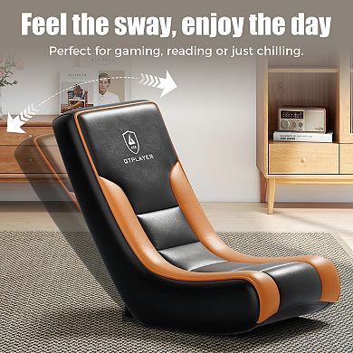 Floor Rocker Gaming Chair, Adjustable Angle Limiter