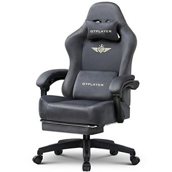 Gaming Chair Fabric with Pocket Spring Cushion, High Back