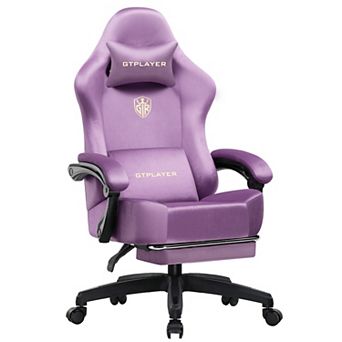 Gaming Chair Fabric with Pocket Spring Cushion, High Back