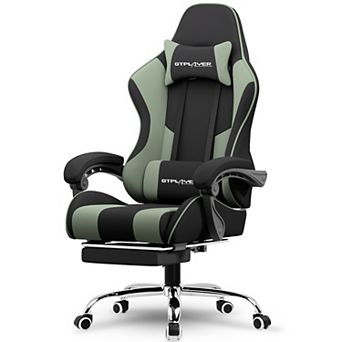 CloudRest Pro Gaming Chair with Massage, Footrest and Lumbar Support