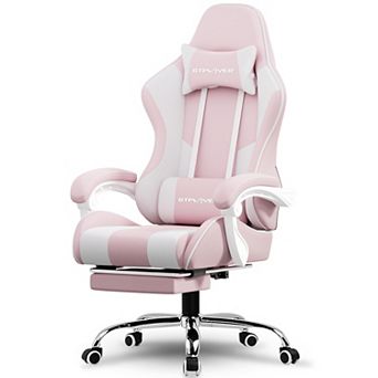 CloudRest Pro Gaming Chair with Massage, Footrest and Lumbar Support